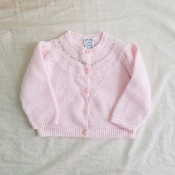 baby girl pink cardigan